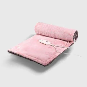 Image détaillée d'une couverture chauffante bébé, mettant en avant ses motifs mignons et sa texture agréable. Indispensable accessoire chauffant.