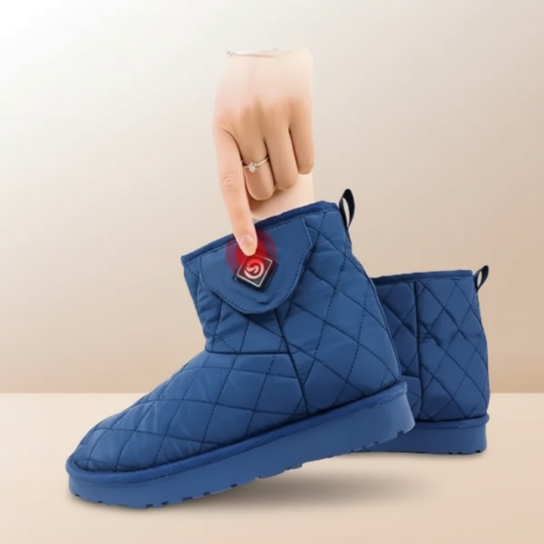 Botte chauffante confort thermique ultime pour l'hiver. Chausson chauffant douillet et apaisant, idéal pour maintenir vos pieds au chaud.